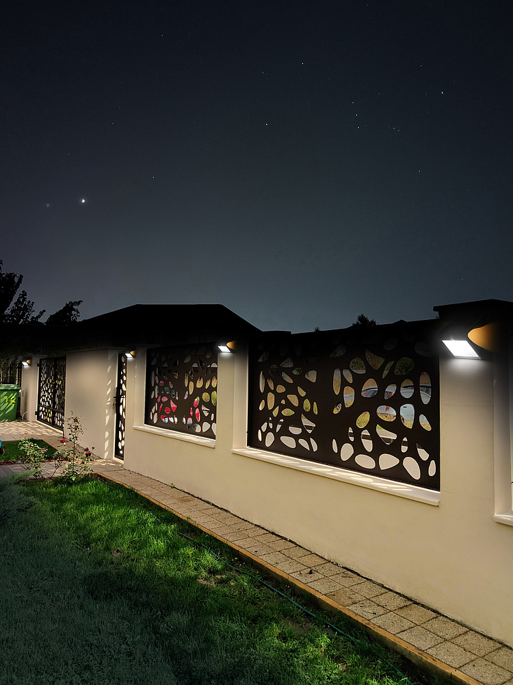 Applique solaire noir 500Lm